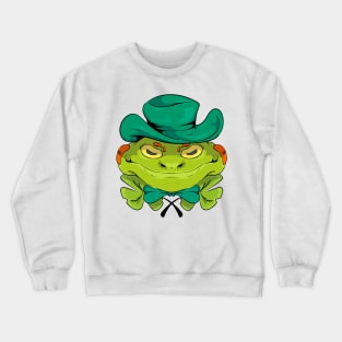 st patrick frog Crewneck Sweatshirt